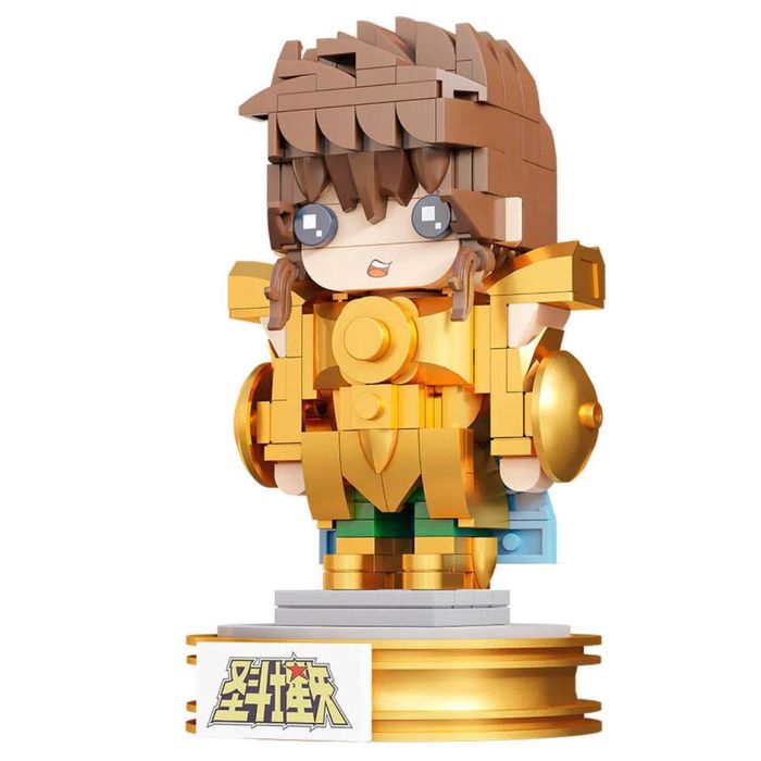 Pantasy Saint Seiya Set Construcción Mini Caballero de Oro de Libra 13 cm Anime Los Caballeros del Zodiaco 222 piezas