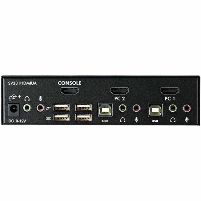 Switch KVM Startech SV231HDMIUA FHD HDMI USB Negro 2