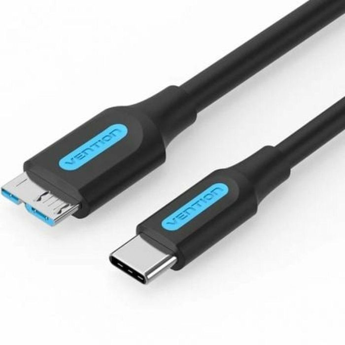 Cable USB-C Vention CQABD Negro 50 cm