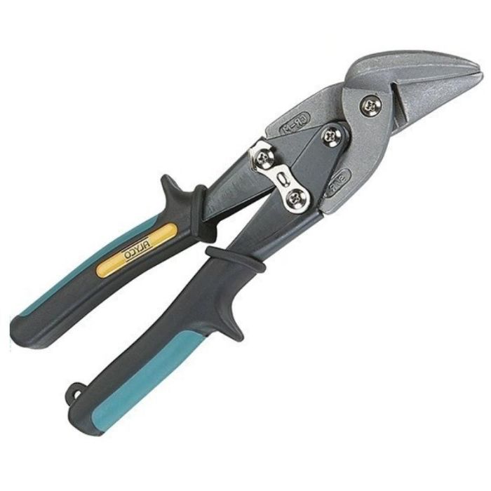 CELESA 8698.D0250 Tijeras para Cortar Chapa, Corte Derecho, Color Verde