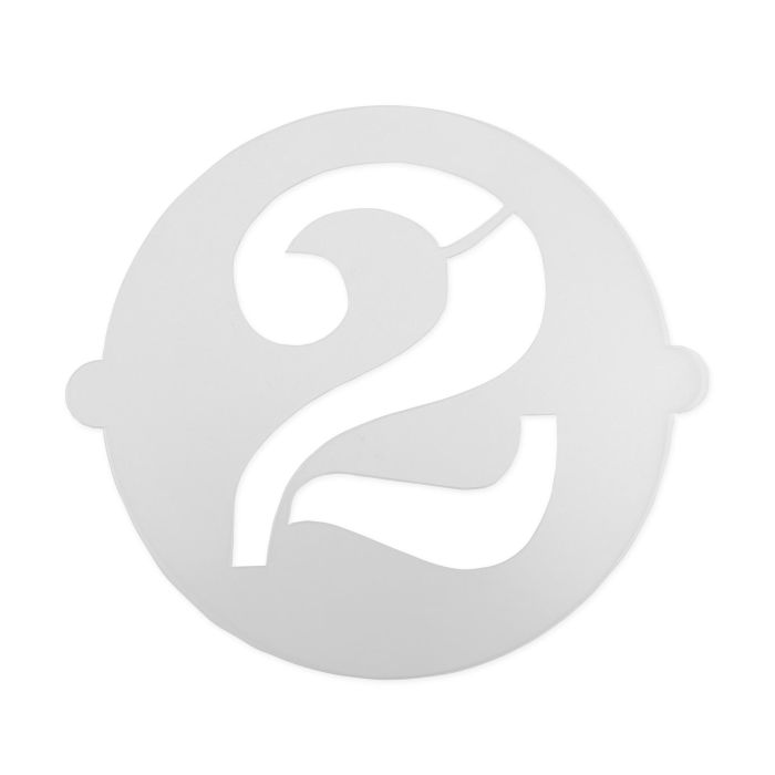 Algon Plantilla Tarta Cumpleaños N-2 Grande 25 cm (36 Unidades)