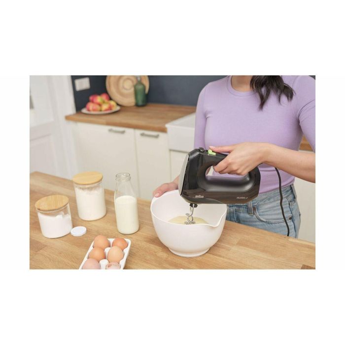 Batidora-Amasadora Braun HM2110BK Negro 500 W 2 Batidora-Amasadora Braun HM2110BK Negro 500 W 2