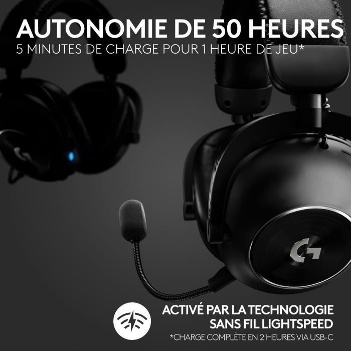 Auriculares para juegos - Inalámbricos - LOGITECH G - PRO X 2 Lightspeed - Negro 2