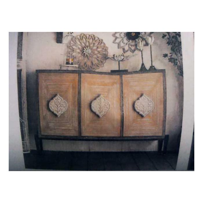 DKD Home Decor Armario Árabe 41 x 181 x 86 cm Marrón Claro / Marrón Oscuro 1