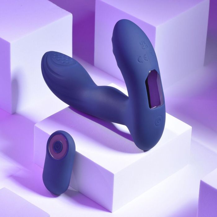 Vibrador Anal Negro Playboy Azul 8