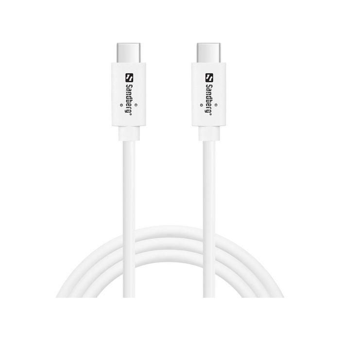 Sandberg Cable USB-C a USB-C USB 3.2 Gen2 100W 1M Sandberg Cable USB-C a USB-C USB 3.2 Gen2 100W 1M
