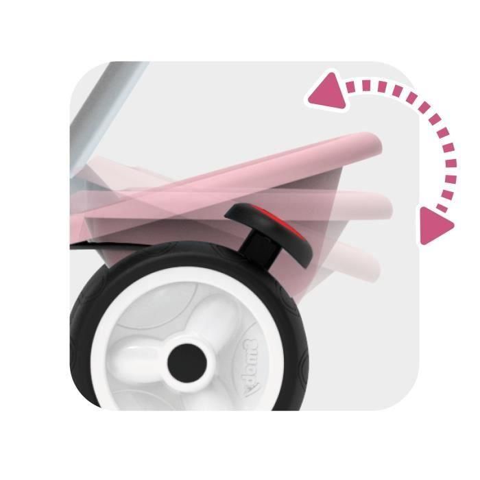 Triciclo Baby Balade Plus Rosa - SMOBY 4 Triciclo Baby Balade Plus Rosa - SMOBY 4
