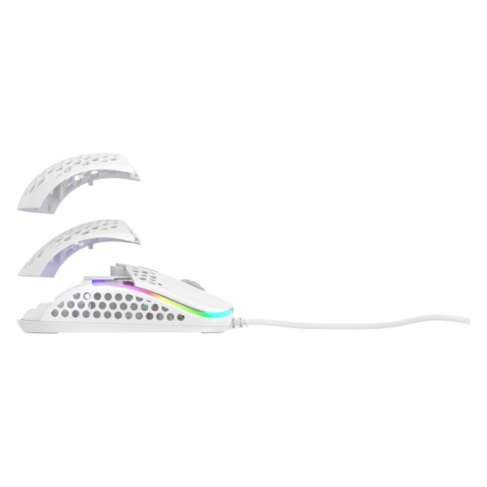 Cherry XTRFY MSM M42 Ratón Gaming Óptico 16000 DPI Blanco USB 12