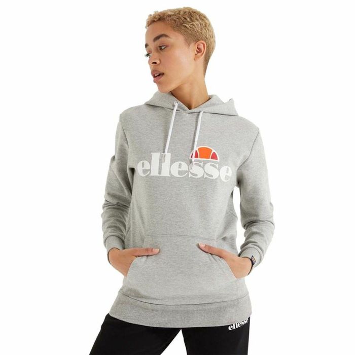 Sudadera con Capucha Mujer Ellesse Torices Gris claro Sudadera con Capucha Mujer Ellesse Torices Gris claro