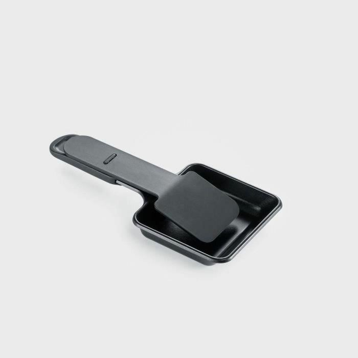 Severin RG2360 Parrilla Raclette para 4 Personas Compacta 24x24 cm Negro con Cacerolas y Espátulas 1