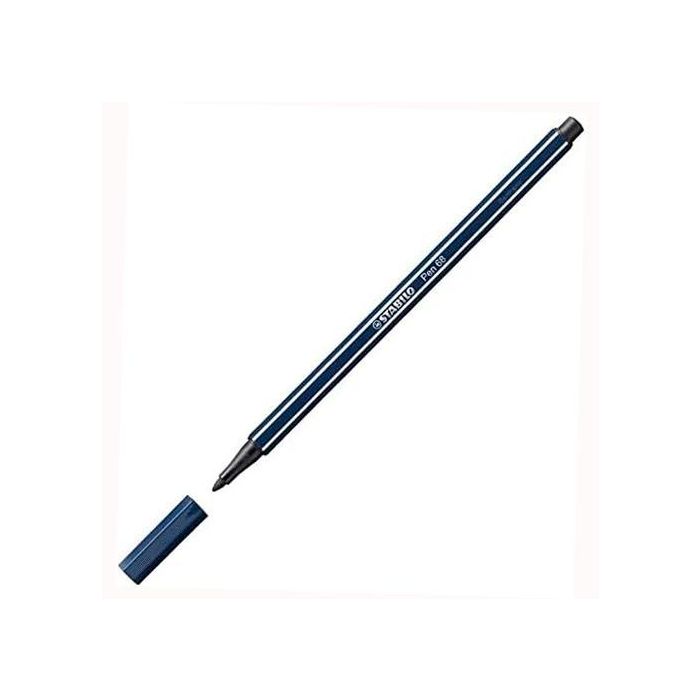 Stabilo Rotulador Pen 68 Gris Paynés Caja 10 Unidades