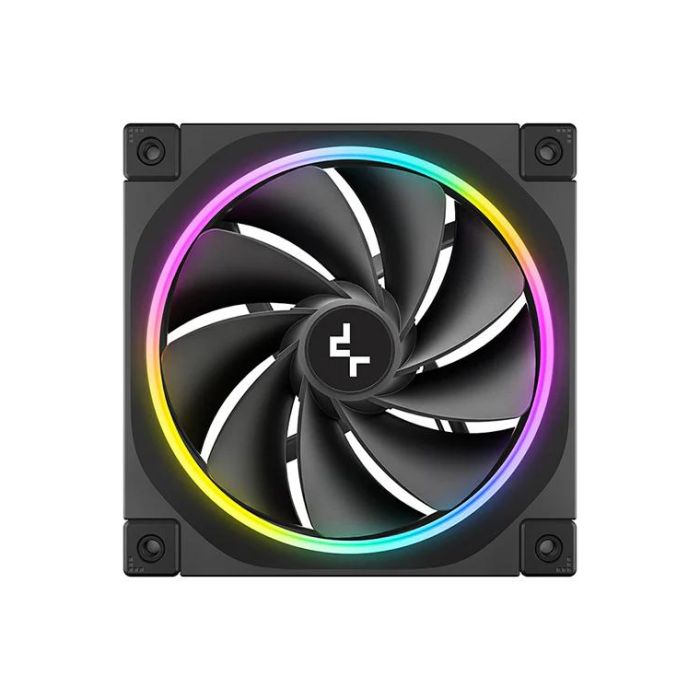 Deepcool FL12R Ventilador de Caja 120mm Negro ARGB PWM | Refrigeración Eficiente para PC Gaming | 55 CFM, 450-2365 RPM, 33.9 dB 2