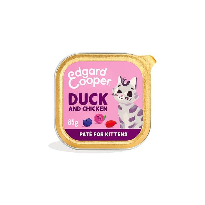 Feline Kitten Pate Pollo y Pato - Tarrina 16x85g - Comida Húmeda para Gatos Feline Kitten Pate Pollo y Pato - Tarrina 16x85g - Comida Húmeda para Gatos
