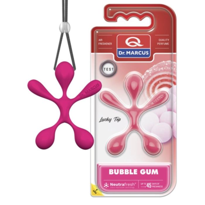 Drmarcus DRM0666 Ambientador Lucky Top Bubble Gum para Coche, Larga Duración hasta 45 Días