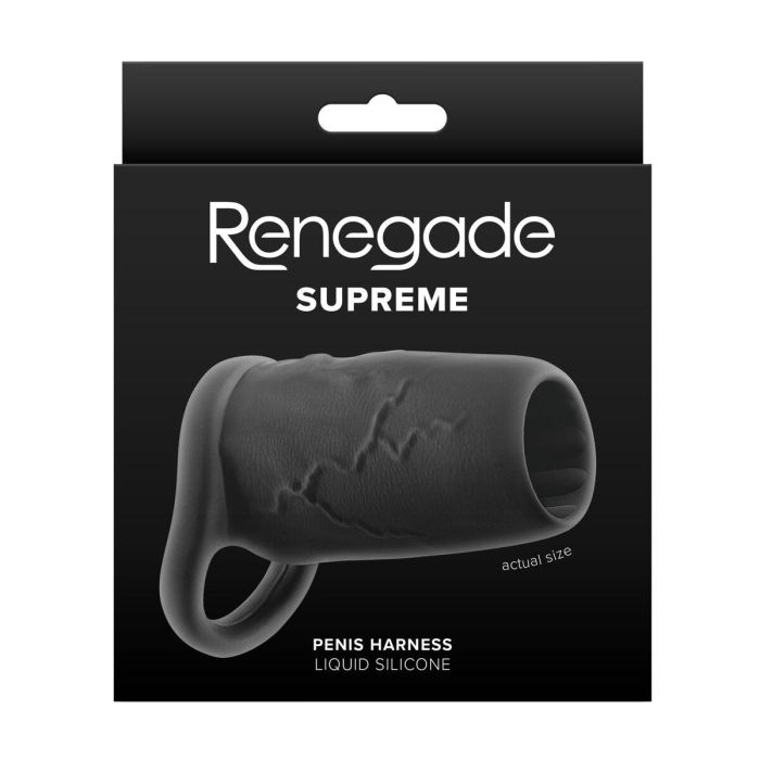 Funda para pene NS Novelties Renegade Negro Ø 4 cm 1
