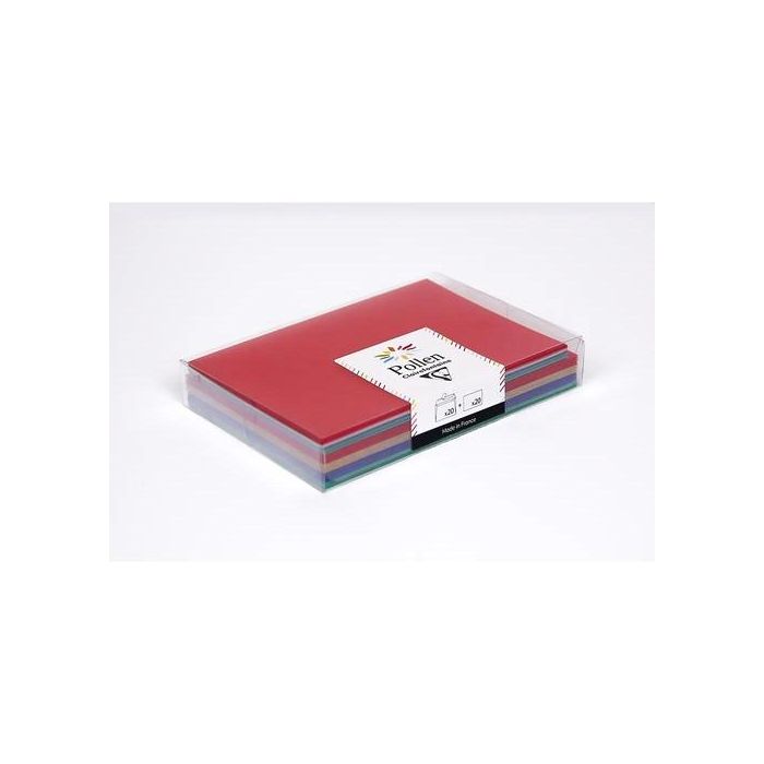 Set Cartas Clairefontaine Pollen 20 Sobres 114X162 + 20 Tarjetas 110X155 Tradicional 5 unidades