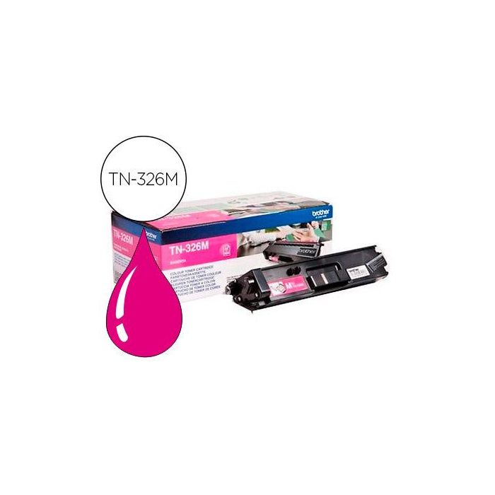 Toner Brother Tn-326M Hll8250Cdn - Hll8350Cdw Alta Capacidad Magenta 3500 Pag