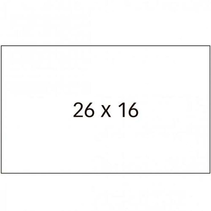 Rollo de Etiquetas Apli Blanco 26 x 16 mm 6 Piezas (30 unidades) 1 Rollo de Etiquetas Apli Blanco 26 x 16 mm 6 Piezas (30 unidades) 1