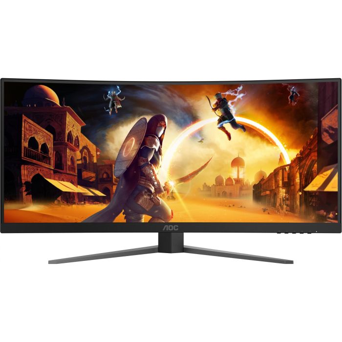 AOC CU34G4Z Monitor Gaming 34" Curvo Fast VA Wide Quad HD 3440x1440 1ms 240Hz 2xHDMI DisplayPort USB Negro/Rojo 10