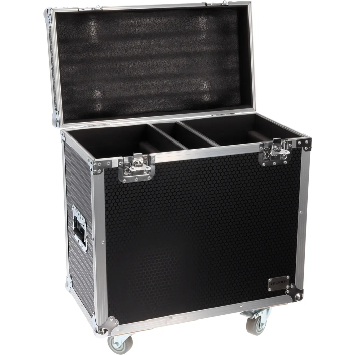Algam Lighting Flight Case con Ruedas para 2x MB200, Madera con Interior de Espuma, Transporte Seguro 3 Algam Lighting Flight Case con Ruedas para 2x MB200, Madera con Interior de Espuma, Transporte Seguro 3