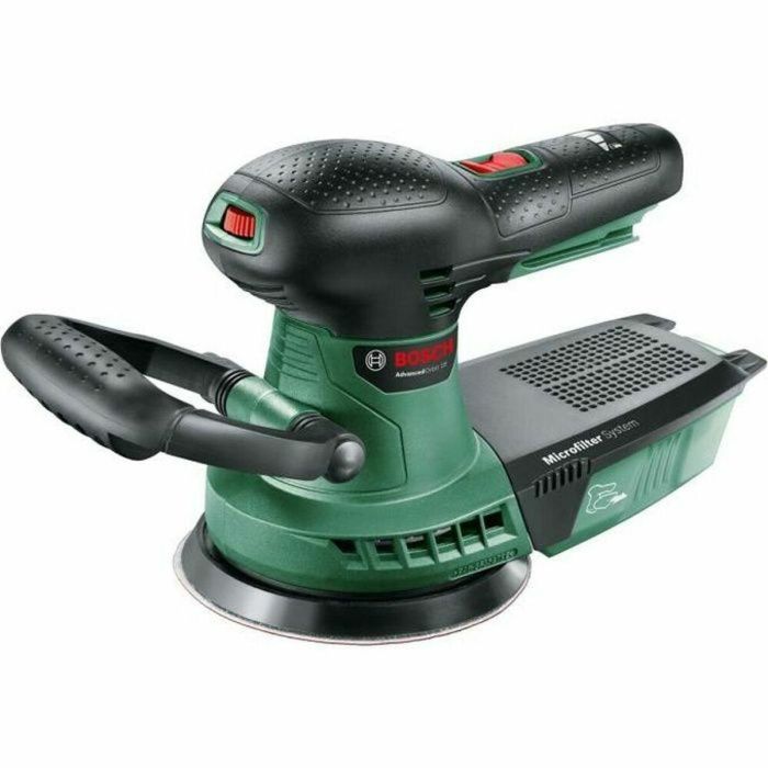 BOSCH AdvancedOrbit 18 Lijadora Excéntrica Inalámbrica 18V 125mm para Madera, Metal y Plástico, Velocidad Adaptable, Recogedor de Polvo BOSCH AdvancedOrbit 18 Lijadora Excéntrica Inalámbrica 18V 125mm para Madera, Metal y Plástico, Velocidad Adaptable, Recogedor de Polvo