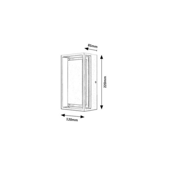 Aplique Exterior RABALUX "Mendoza" LED 550Lm 6,5W 550Lm IP65 [RAB-7109] 2