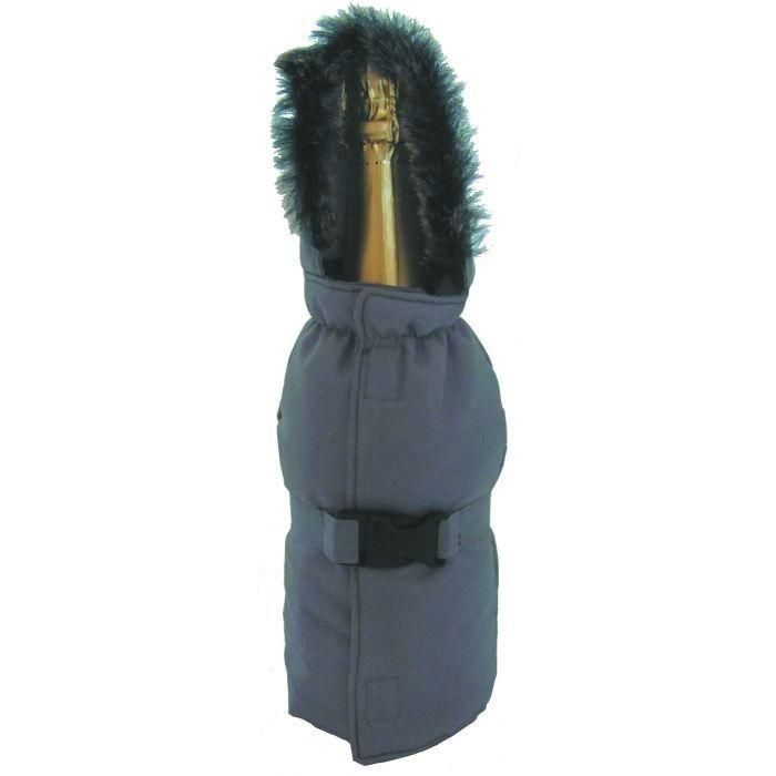 Cubierta Isotérmica Grand nord, Aislante Térmico de Forro Polar para Botellas y Termos, Ø9xH29 cm Cubierta Isotérmica Grand nord, Aislante Térmico de Forro Polar para Botellas y Termos, Ø9xH29 cm