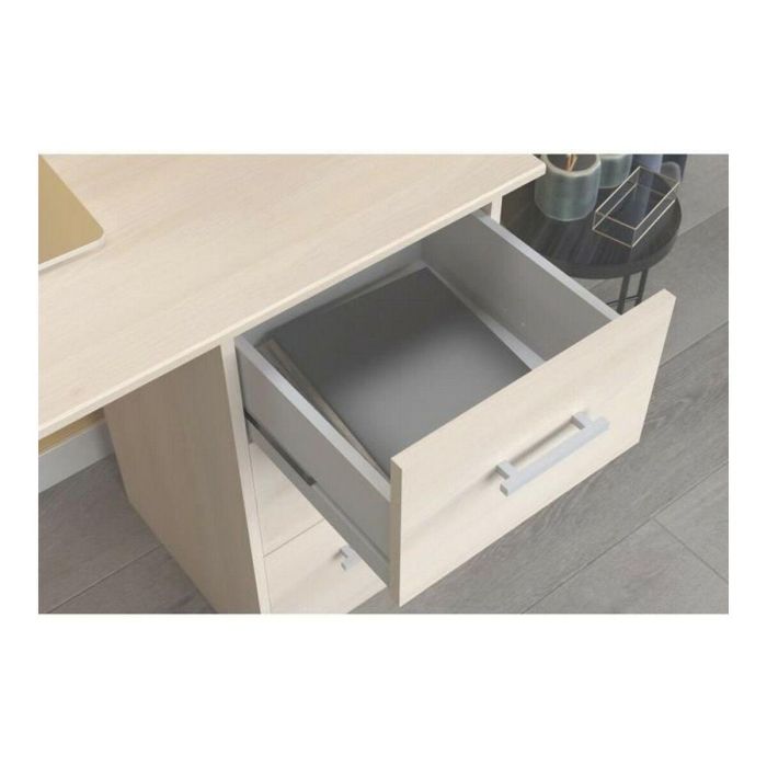 Parisot ESSENTIELLE Escritorio 3 cajones Decoración Acacia Clara L 121.2 x P 74.3 x H 55 cm 2 Parisot ESSENTIELLE Escritorio 3 cajones Decoración Acacia Clara L 121.2 x P 74.3 x H 55 cm 2