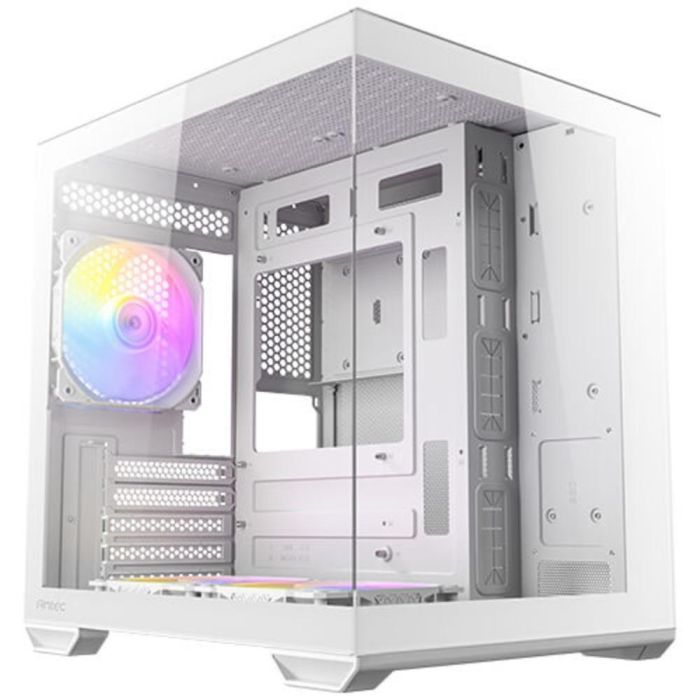 Antec 0-761345-10218-6 Carcasa de Ordenador Mini Tower Blanca Compatible 2.5/3.5" HDD/SSD con 5 Ventiladores Preinstalados