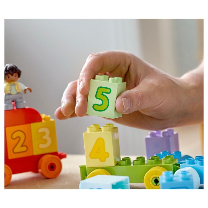 Lego Tren de los Números 10954, Juego de Construcción Educativo para Aprender a Contar, a Partir de 18 Meses, 23 Piezas 2