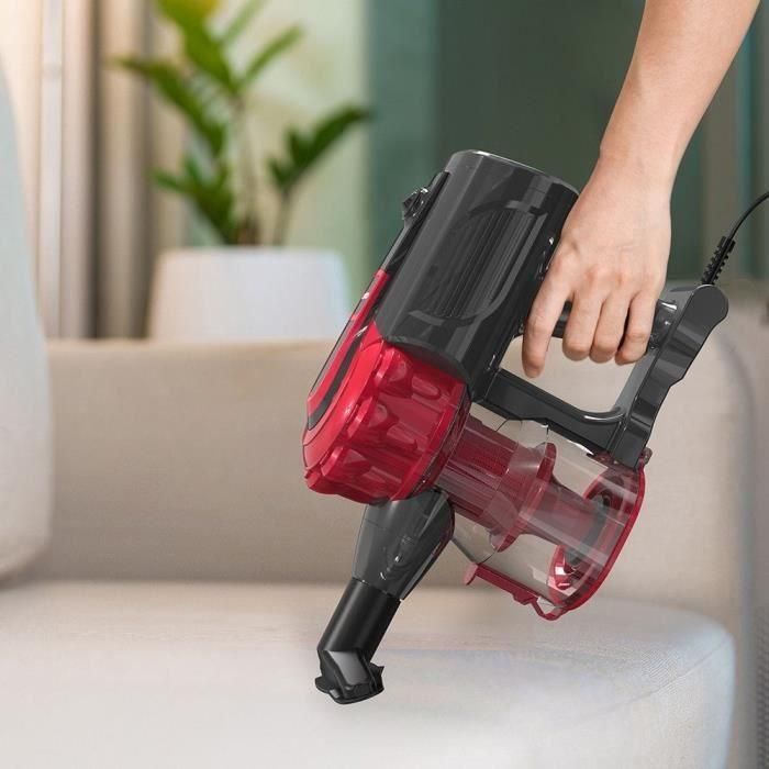 Livoo DOH142 Aspiradora vertical con cable 600W 12kPa 82dB Ciclónica 0.55L Roja 4 Livoo DOH142 Aspiradora vertical con cable 600W 12kPa 82dB Ciclónica 0.55L Roja 4