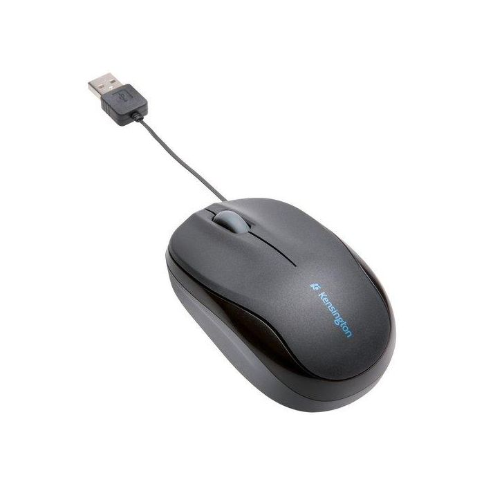 Raton Optico Kensington Retractil Pro Fit