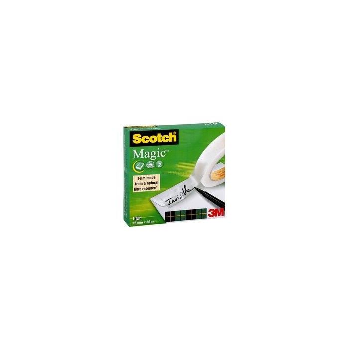 Scotch Cinta Adhesiva Invisible Magic Rollo 25 mm X 66M Caja Individual Scotch Cinta Adhesiva Invisible Magic Rollo 25 mm X 66M Caja Individual
