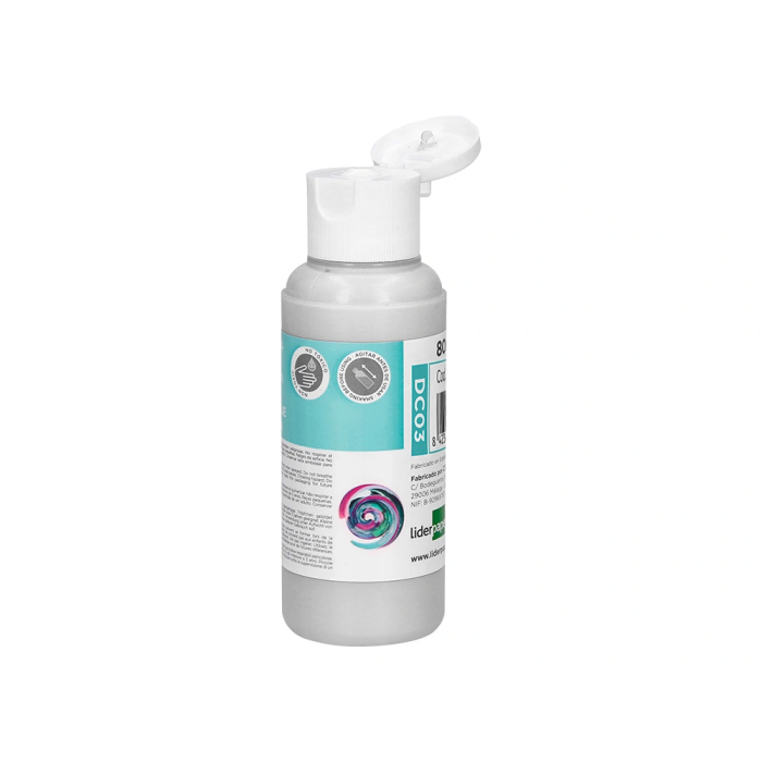 Liderpapel Pintura Acrílica 80 ml Blanco Multisuperficie Bote 2