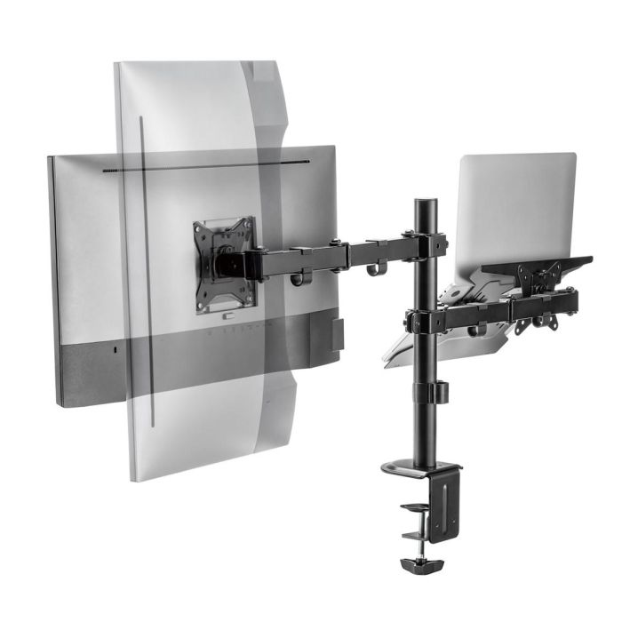 Ewent Soporte de Monitor Hasta 34” Carga Máxima 9Kg. con Soporte para Portátil 2 Ewent Soporte de Monitor Hasta 34” Carga Máxima 9Kg. con Soporte para Portátil 2