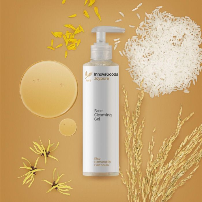 Gel Limpiador Facial Rice Joypure InnovaGoods 200 ml 4 Gel Limpiador Facial Rice Joypure InnovaGoods 200 ml 4