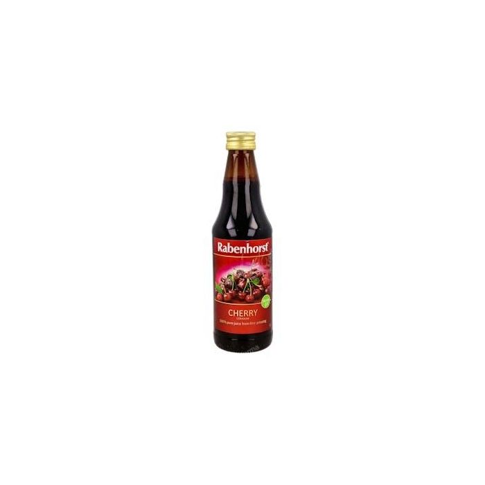 RABENHORST Zumo de Cereza Ecológico 330ml – Sin Azúcar Añadido, Depurativo y Antioxidante, No Concentrado