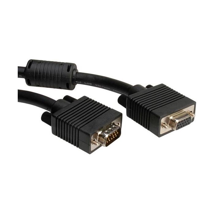 ROLINE VGA-Kabel HD15 ST - BU mit Ferritkern 6m 1 ROLINE VGA-Kabel HD15 ST - BU mit Ferritkern 6m 1