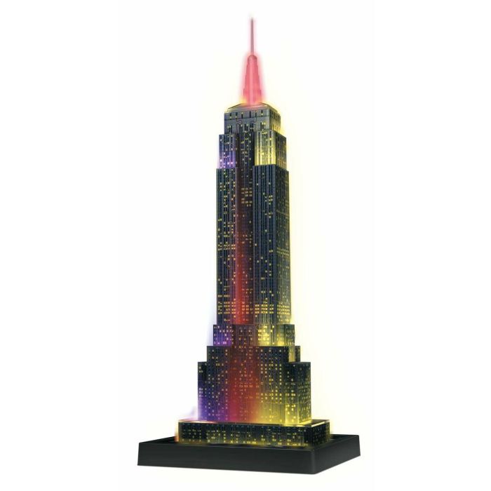 Ravensburger Puzzle 3D Empire State Building Edición Noche con Iluminación LED de Colores 216 Piezas para +12 años 5 Ravensburger Puzzle 3D Empire State Building Edición Noche con Iluminación LED de Colores 216 Piezas para +12 años 5