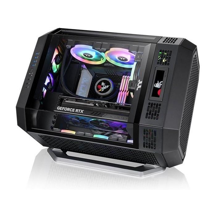 Thermaltake AC-076-ON1NAN-A1 Kit de Conversión de Torre a Rack para Carcasa Midi Tower de Ordenador, Negro 5