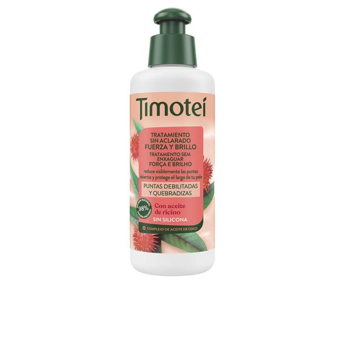 Timotei Acondicionador Fortalecedor Fuerza Y Brillo Con Aceite De Ricino Y Coco 160 Ml