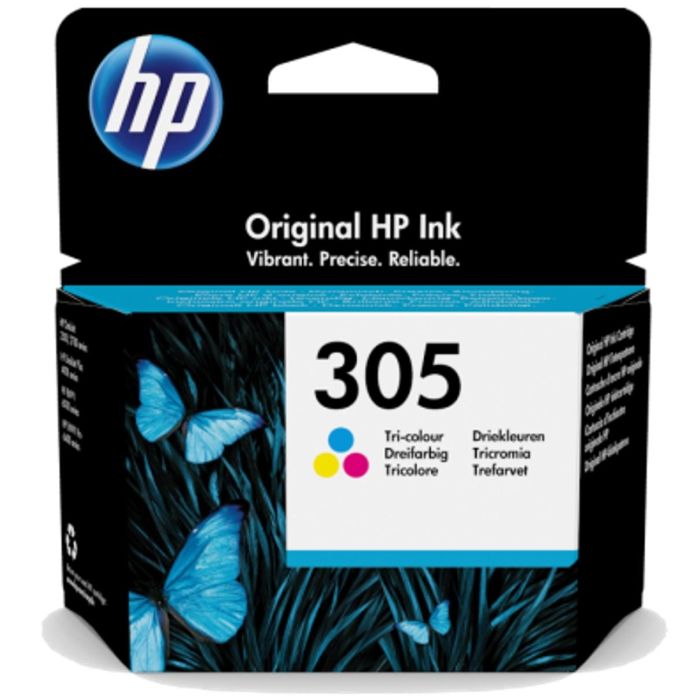 Hp Tinta Tricolor Deskjet 2300, 2700 Serie, Plus 4100, Envy 6000, Pro 6400, 4210E -Nº 305 Hp Tinta Tricolor Deskjet 2300, 2700 Serie, Plus 4100, Envy 6000, Pro 6400, 4210E -Nº 305