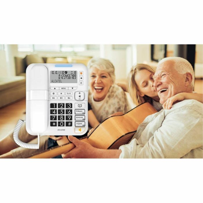 Teléfono Fijo Alcatel Blanco 1 Teléfono Fijo Alcatel Blanco 1