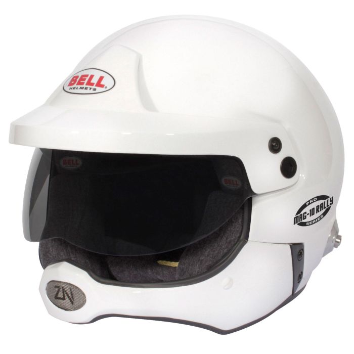 Casco Bell Mag-10 Rally Pro Blanco Hans Talla 61 Fia8859-Sa2020 BL1346018