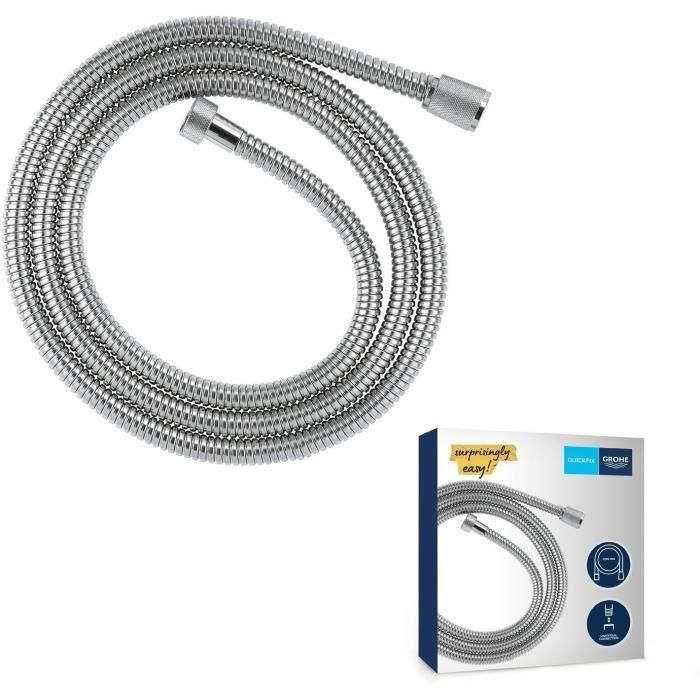 Grohe AAAEH54118 Manguera de ducha VitalioFlex Metal 2m Cromo Resistente a las torceduras 3 Grohe AAAEH54118 Manguera de ducha VitalioFlex Metal 2m Cromo Resistente a las torceduras 3