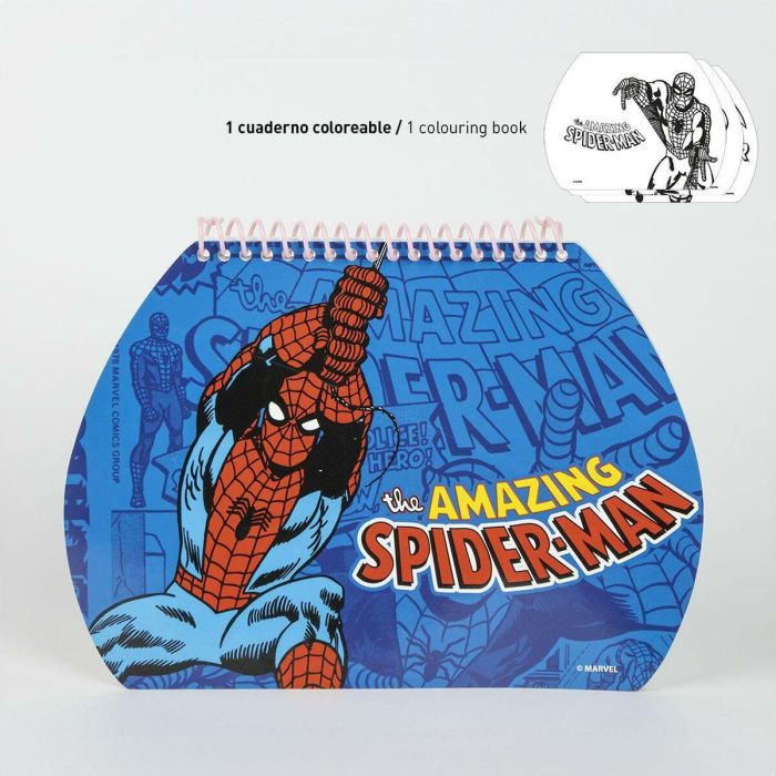 Set papelería coloreable maletín marvel 23.0 x 20.0 x 4.0 cm 2 Set papelería coloreable maletín marvel 23.0 x 20.0 x 4.0 cm 2