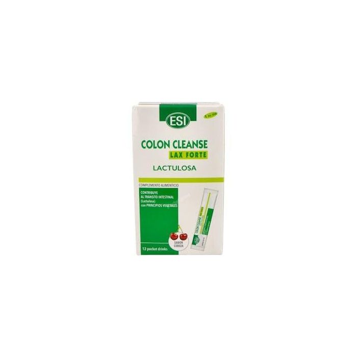 TREPATDIET-ESI Colon Cleanse Lactulosa Pocket Drink 12Sbrs para Tránsito Intestinal con Ciruela y Cereza