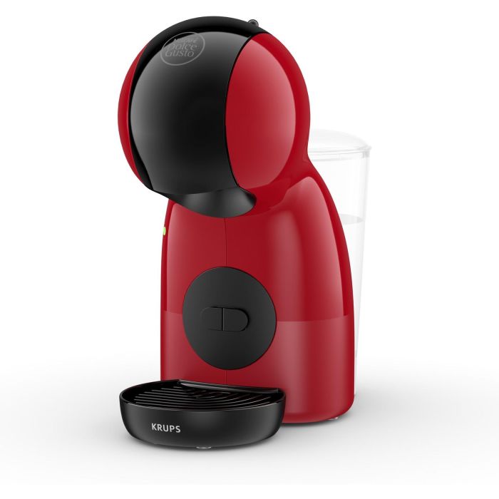 Krups KP 1A35 Piccolo XS Dolce Gusto Cafetera de Cápsulas, 1600W, 0.8L, Semiautomática, Rojo/Negro 1