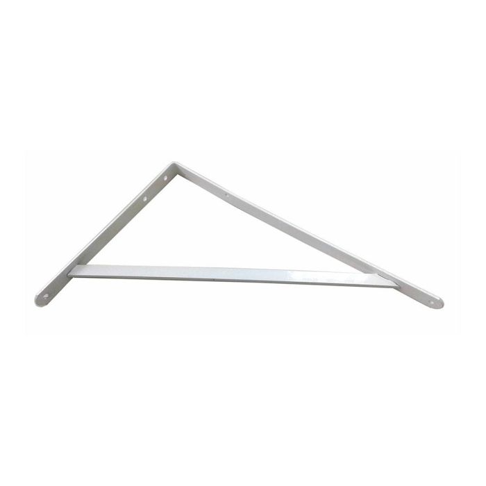 Fepre Escuadra de acero blanco Fortex 33 x 50 cm, alta resistencia, peso máximo 200kg (2 unid.) EDM 0 Fepre Escuadra de acero blanco Fortex 33 x 50 cm, alta resistencia, peso máximo 200kg (2 unid.) EDM 0