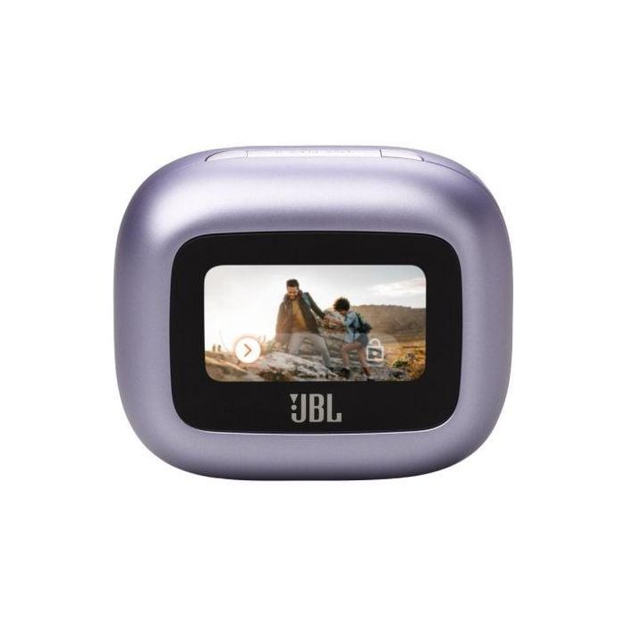 JBL JBLLIVEFLEX3PUR Auriculares True Wireless Live Flex 3 con Cancelación Ruido Adaptativa, Sonido Espacial, Estuche Carga Inteligente, 50h Batería, Púrpura 4